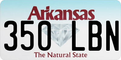 AR license plate 350LBN
