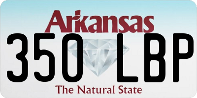 AR license plate 350LBP