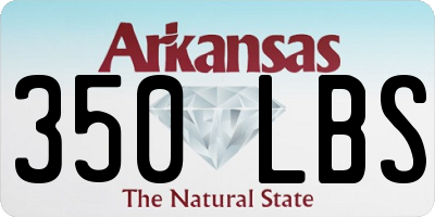 AR license plate 350LBS