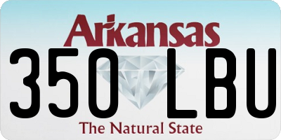 AR license plate 350LBU