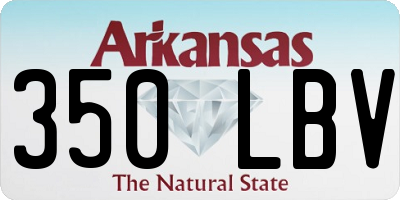AR license plate 350LBV