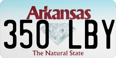 AR license plate 350LBY