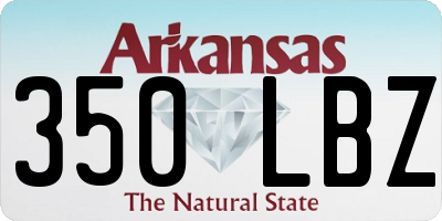 AR license plate 350LBZ