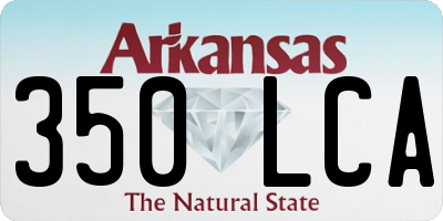 AR license plate 350LCA