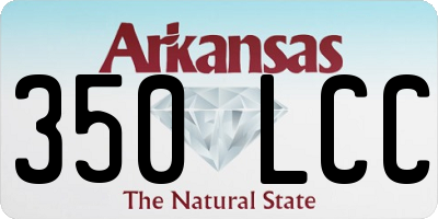 AR license plate 350LCC