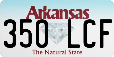 AR license plate 350LCF