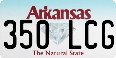 AR license plate 350LCG