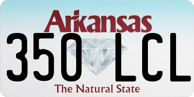 AR license plate 350LCL