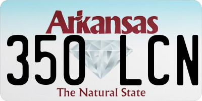AR license plate 350LCN