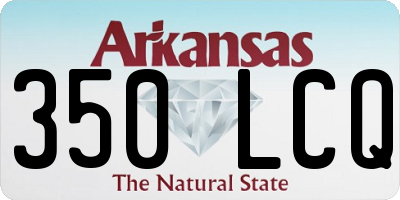 AR license plate 350LCQ