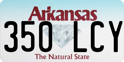 AR license plate 350LCY