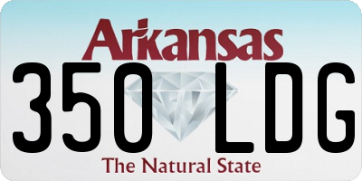 AR license plate 350LDG