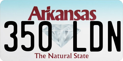 AR license plate 350LDN