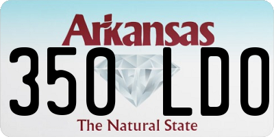 AR license plate 350LDO