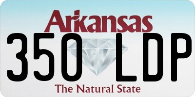 AR license plate 350LDP