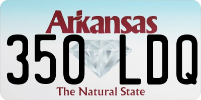 AR license plate 350LDQ