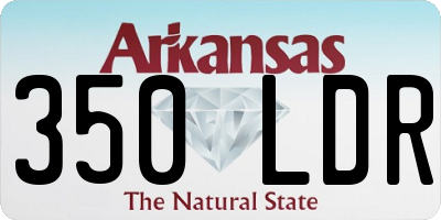 AR license plate 350LDR