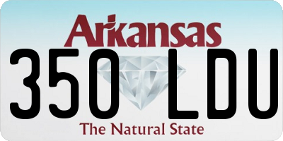 AR license plate 350LDU
