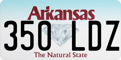 AR license plate 350LDZ