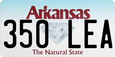 AR license plate 350LEA