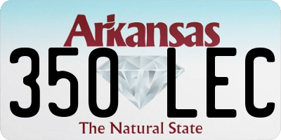 AR license plate 350LEC
