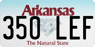 AR license plate 350LEF