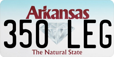 AR license plate 350LEG