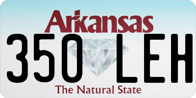 AR license plate 350LEH