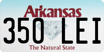 AR license plate 350LEI