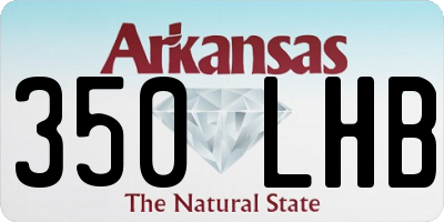 AR license plate 350LHB