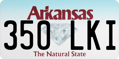 AR license plate 350LKI