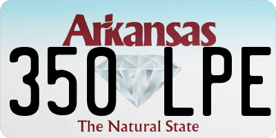 AR license plate 350LPE