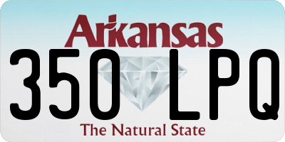 AR license plate 350LPQ