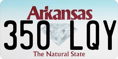 AR license plate 350LQY