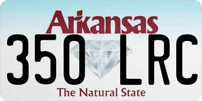 AR license plate 350LRC
