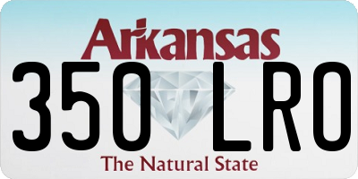 AR license plate 350LRO