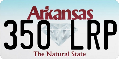 AR license plate 350LRP
