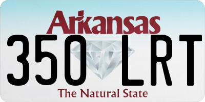AR license plate 350LRT