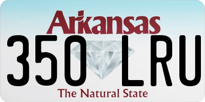 AR license plate 350LRU