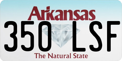 AR license plate 350LSF
