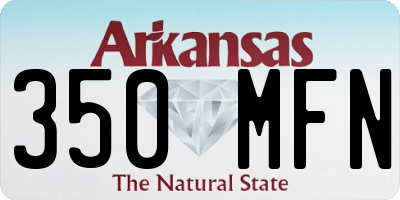 AR license plate 350MFN