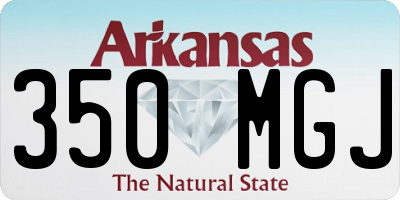 AR license plate 350MGJ