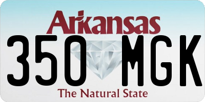 AR license plate 350MGK