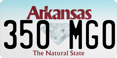 AR license plate 350MGO