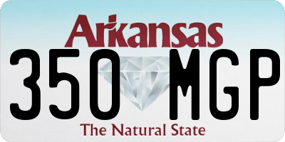 AR license plate 350MGP