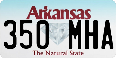 AR license plate 350MHA
