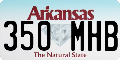 AR license plate 350MHB