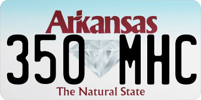 AR license plate 350MHC