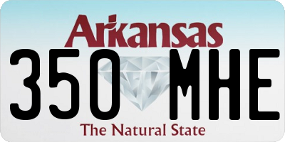 AR license plate 350MHE