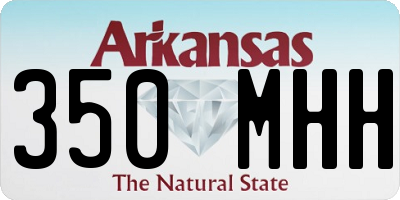 AR license plate 350MHH
